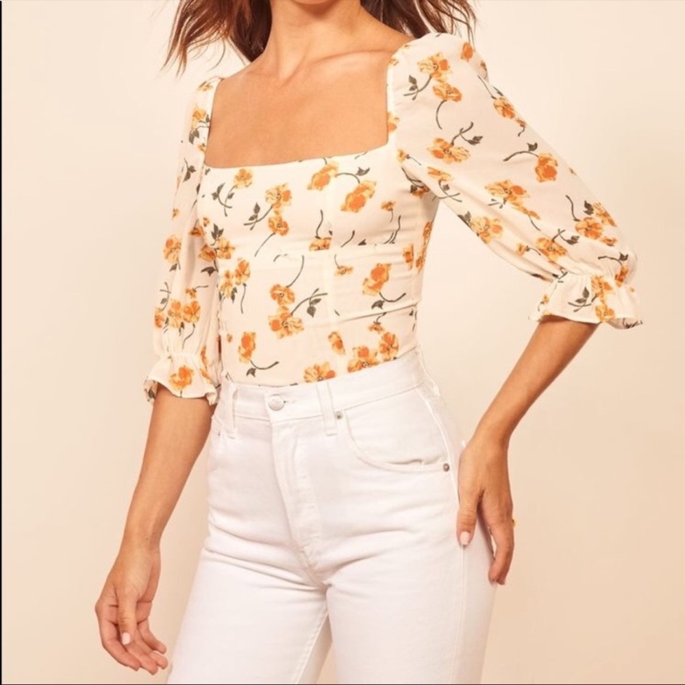 ISO Reformation Georgia limonada top